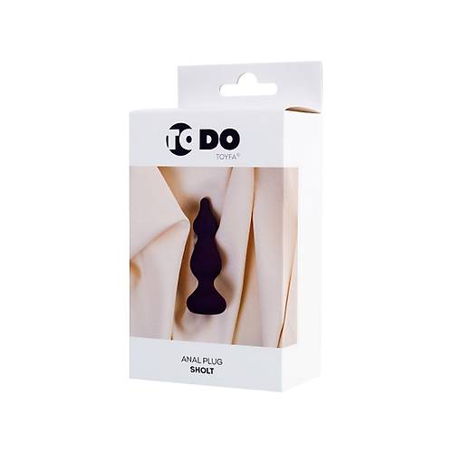 ToDo by RED Sholt Anal Plug, silikon, mor, 10 cm,  3 cm