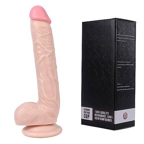 XS Optimus Dev Penis 28 cm Et Dokusu Sper Realistik Dildo