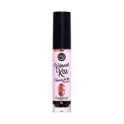 SECRET PLAY Lip Gloss Vibrant Kiss ilekli Sakz Aromal Dudak Parlatc, 6 gr