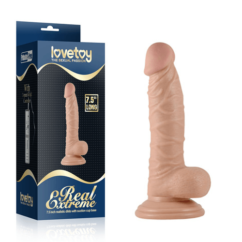 Real Extreme 19 CM Vantuzlu Sper Gereki Realistik Penis Dildo