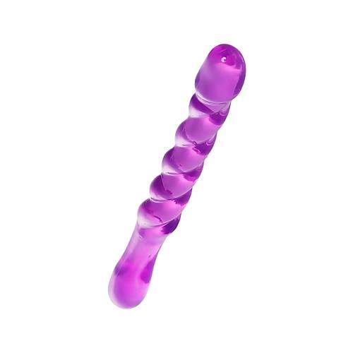 A-Toys by RED ift tarafl Jel Dildo  Tanza, TPE, mor, 27,5 cm