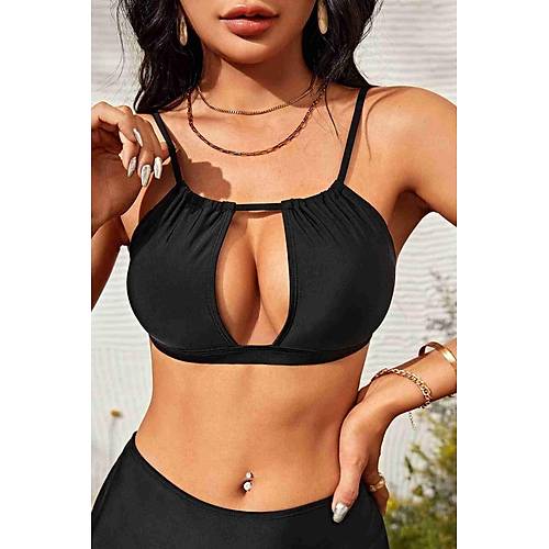 Angelsin Yksek Bel Bikini Takm Siyah