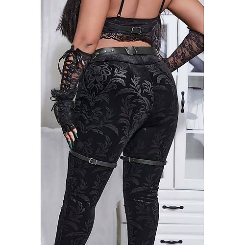 Seksi Deri Jartiyer Harness - APFT956