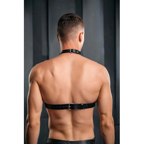 Deri Boyundan Ask�l� Erkek Harness APFTM228
