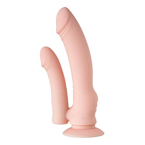 Gereki TOYFA A-Toys Twint yapay penis, silikon, plak, 19,5 cm