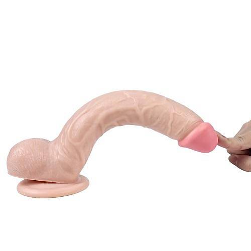 XS Optimus Dev Penis 28 cm Et Dokusu Sper Realistik Dildo