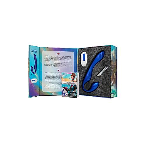 LEroina APP Ardee Kaysz Strap-On  Uygulama ve Kumanda Kontroll, Silikon, Mavi, 31 cm