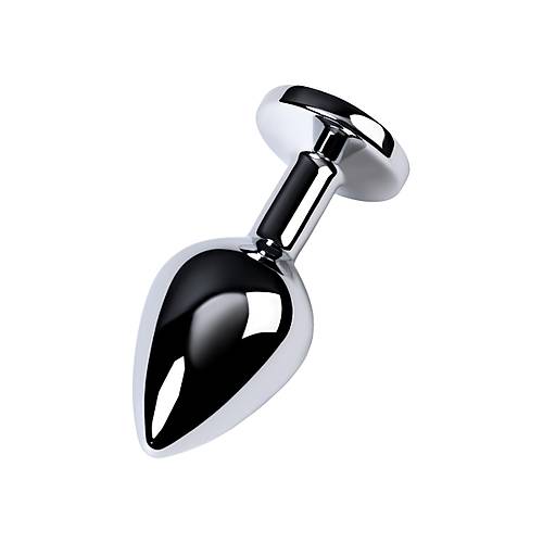Metal by  Anal Plug, Metal, gm, mor kristalli, 8 cm,  3,4 cm, 85 g