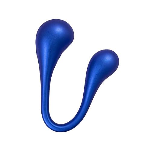 LEroina APP Inefy ok Fonksiyonlu Uygulama ve Kumanda Kontroll Silikon Vibratr  Mavi, 26,5 cm