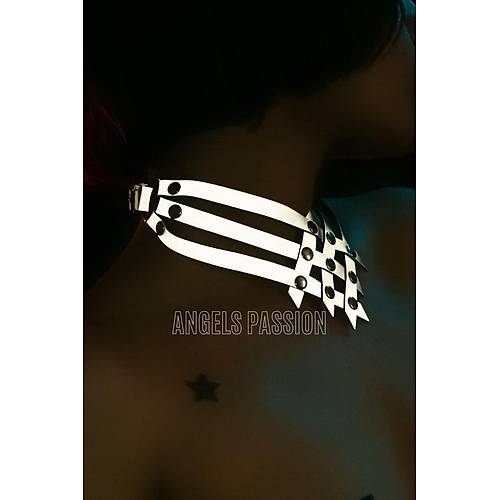 Karanlkta Parlayan Seksi Choker - Reflektrl Chohker - APFT585