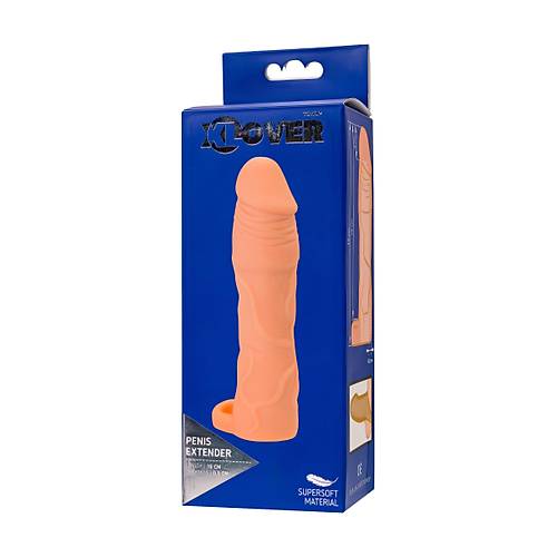 XLover by TOYFA Penis Klf  Boyut Artrc, TPE, Ten Rengi, 19 cm