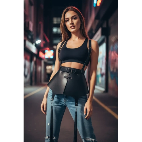 Siyah Kad�n Kemer Korse Tipi P�sk�l Detayl� Bel Aksesuar� - APFT787