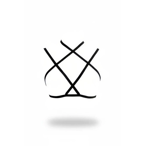 Siyah G���s Harness �apraz Geometrik V�cut Aksesuar� - APFT69