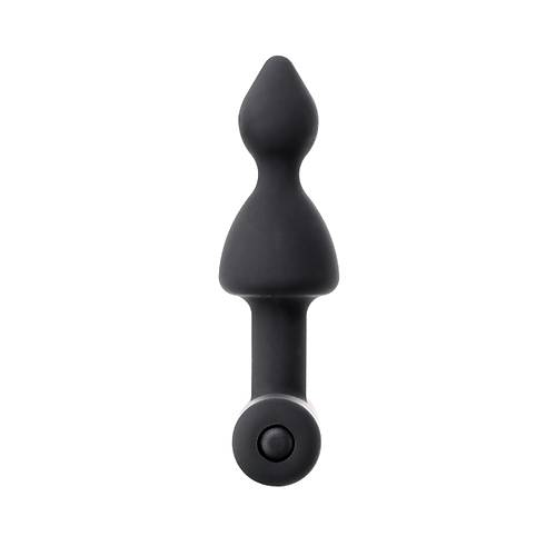 Erotist Anal Plug, siyah, silikon, 8,5 cm