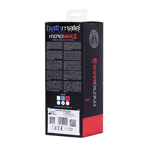 Bathmate HYDROMAX3 hidrolik pompa, ABS plastik, Mavi, 22 cm