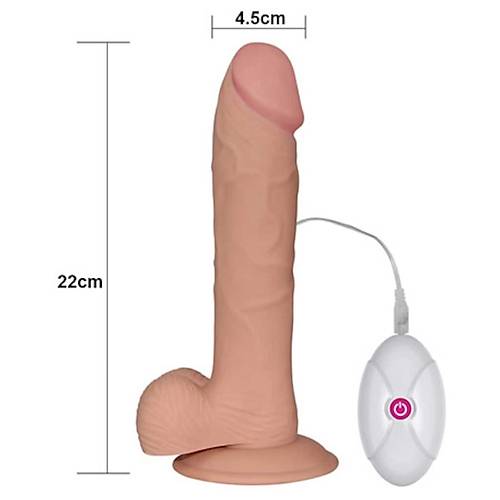 LOVETOY UR3 Yeni Nesil Titreimli 23cm Realistik Vibratr Dildo