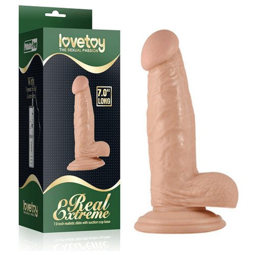 LOVETOY Real Extreme Gereki 18 cm Kaln Realistik Dildo Penis