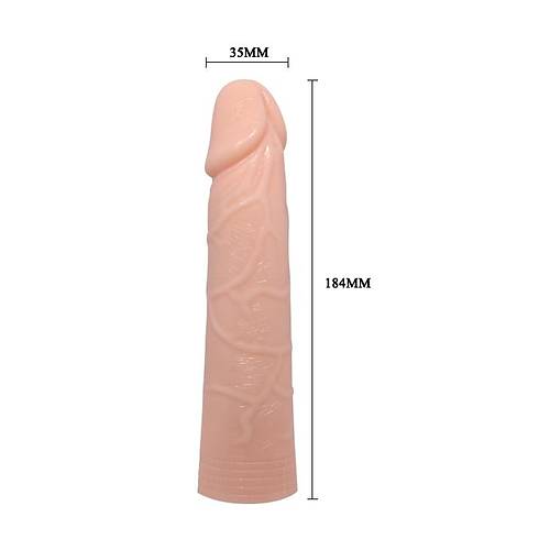 Big 6CM Dolgulu Realistik Penis Klf Uzatmal Prezervatif Dildo