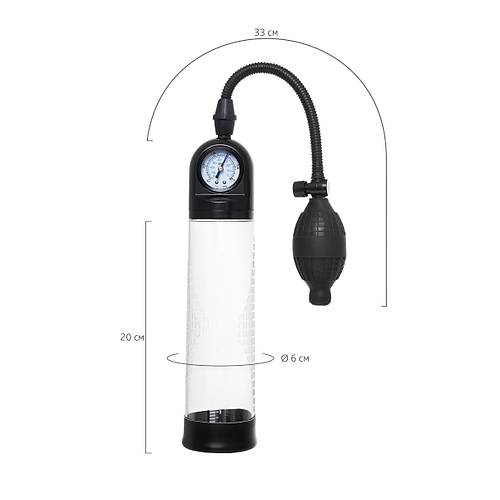 Sexus Men Training Roald mekanik pompa, ABS plastik, siyah, 61 cm