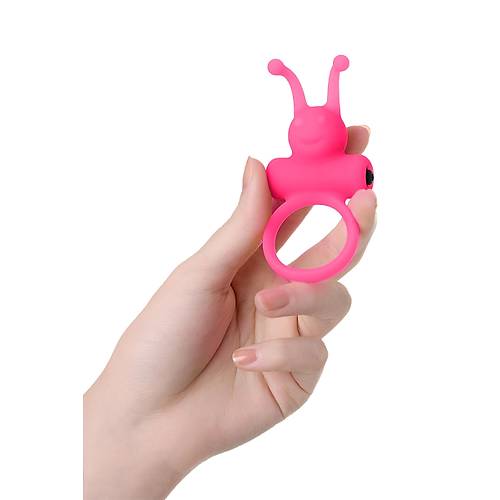 Eromantica penis zerindeki ereksiyon halkas, silikon, pembe,  3,1 cm