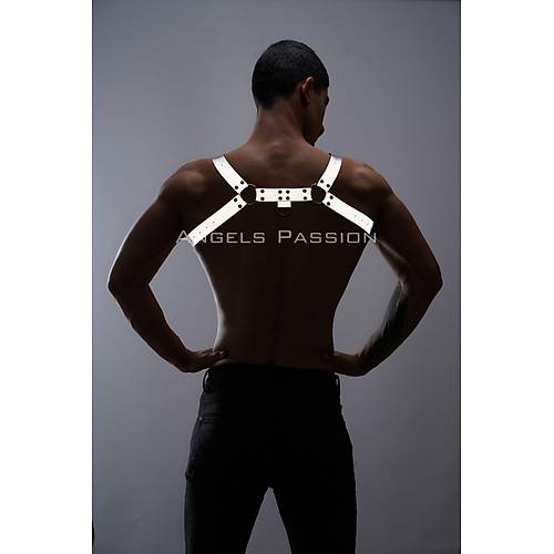 Karanlkta Parlayan - Reflektrl Erkek Gs Harness, Erkek Partywear - APFTM149