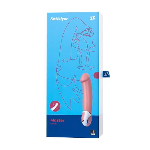 Satisfyer Vibes Master Vibratr, silikon, bej, 23,5 cm