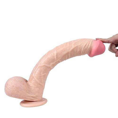 Spartacus Sexy Dev Realistik Penis 33 cm Gerek Grnml Dildo