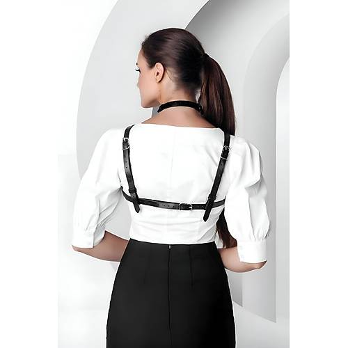 k Crop Yaka Harness, Giysi zeri Tamamlayc Yaka Aksesuar - APFT1290