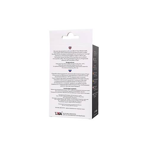 A-Toys by Toyfa Anal Yapay penis Arkn, silikon, siyah, 14 cm