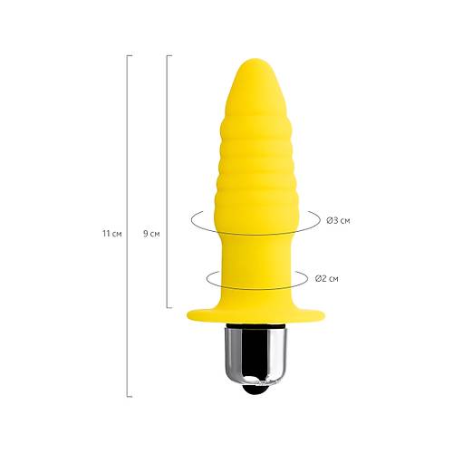 ToDo by Toyfa Lancy Anal Plug, silikon, sar, 11 cm