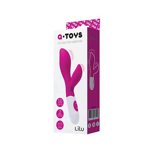 A-Toys by RED Lilu Klitoral Uyarc Vibratr, silikon, pembe, 20 cm