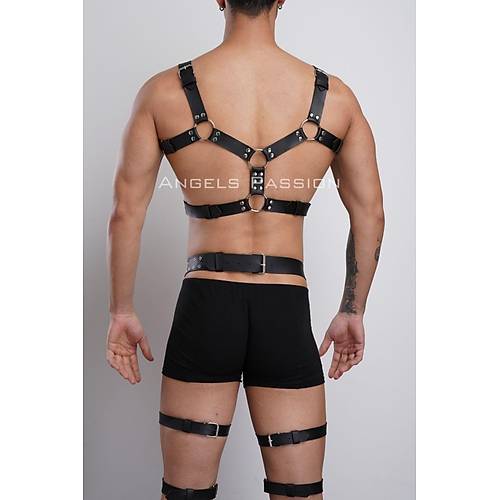 Tarz Gs ve Bacak Harness Takm, Erkek Parti Aksesuarlar - APFTM196