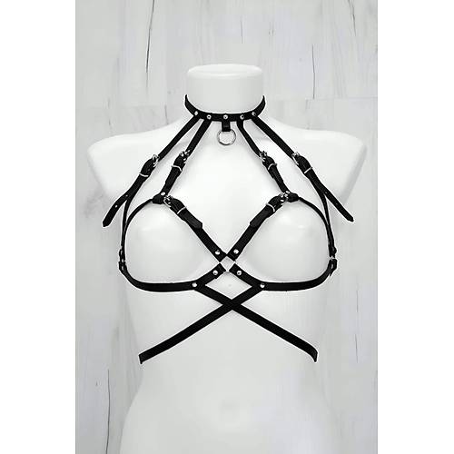 Seksi Giyim Deri Harness - APFT330