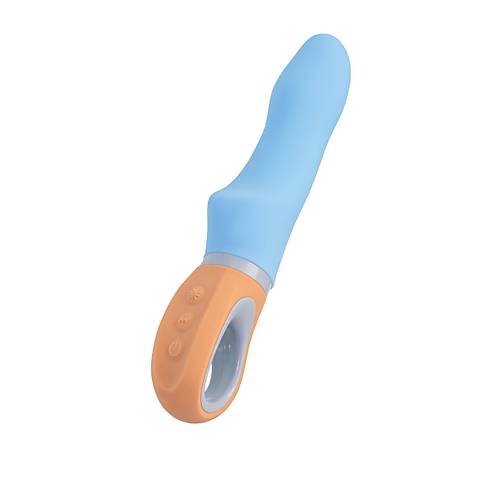 Flovetta Bluebell Silikon Titreimli Vibratr  Mavi, 18,5 cm