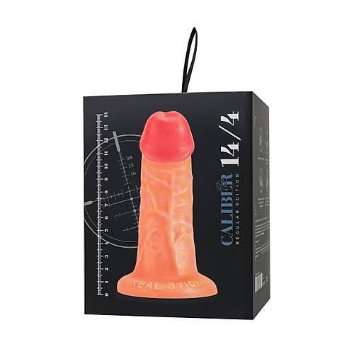 Gereki yapay penis, RealStick CALIBER, 14cm, 4 Kalnlk