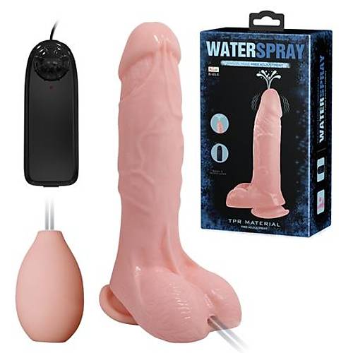 19 CM Su Fkrtmal Titreimli Realistik Vibratr Penis