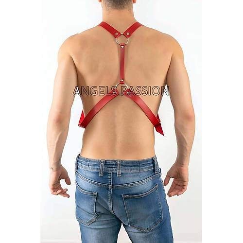 Deri Erkek Harness Pantolon Aksesuar, Gs Erkek Harness - APFTM27