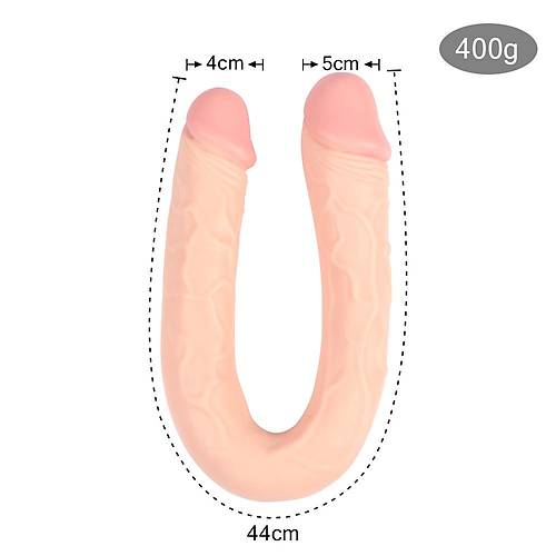 Shequ Harold 44 cm ift Tarafl Ten Rengi Unisex Penis