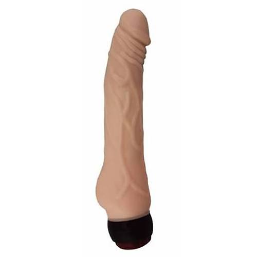 Vibes 19 CM Titreimli Realistik Dildo Vibratr