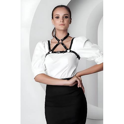 k Crop Yaka Harness, Giysi zeri Tamamlayc Yaka Aksesuar - APFT1290