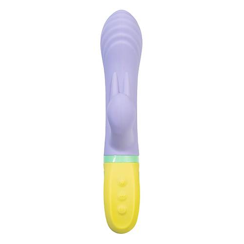 Flovetta Wisteria G Noktas ve Klitoral Uyarc Silikon Vibratr  Mor, 18,5 cm