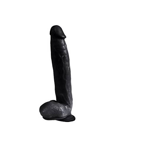 Realistik Zenci King Size 30 Cm Uzun Kaln Penis Et Dokusu Dildo