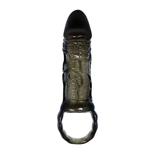 Breyden 16 CM Siyah Zenci Uzatmal Silikon Penis Klf Dildo