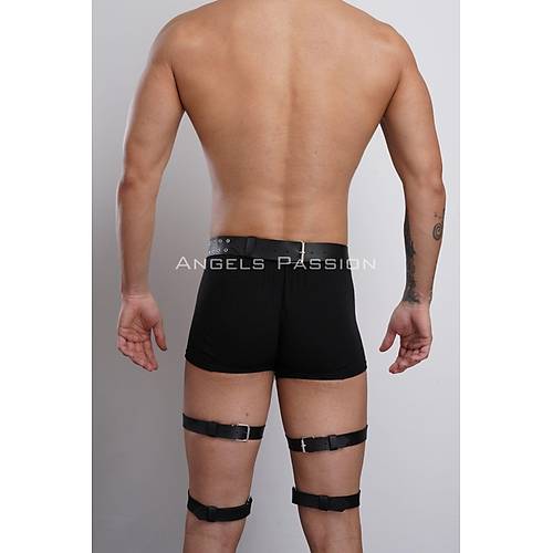 Perin Detayl k Erkek Bacak Harness, Erkek Fantazi Jartiyer Harness - APFTM193