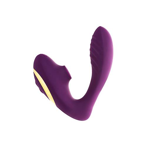 L'ERONA by TOYFA Mave Vakumlu Vibratr, silikon, mor, 14 cm