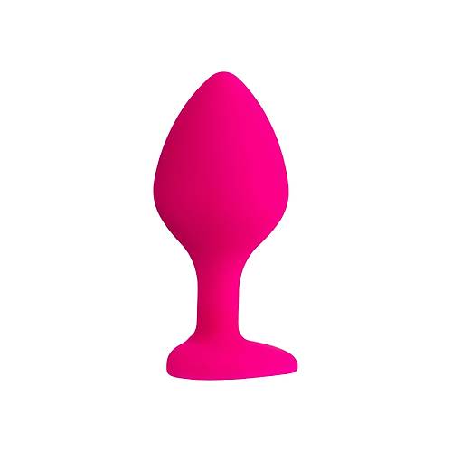 ToDo by RED Diamond Heart Anal Plug, silikon, pembe, 8 cm,  3 cm