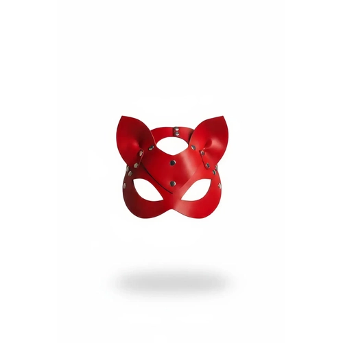K�rm�z� Maske Kedi Kulakl� Deri Z�mba Detayl� Kost�m - APFT782