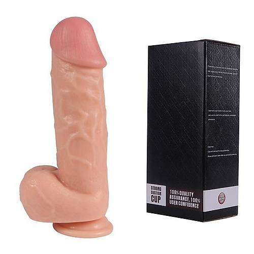 BigMen Kaln Penis Et Dokusu Sper Gereki Realistik Dildo 22 CM