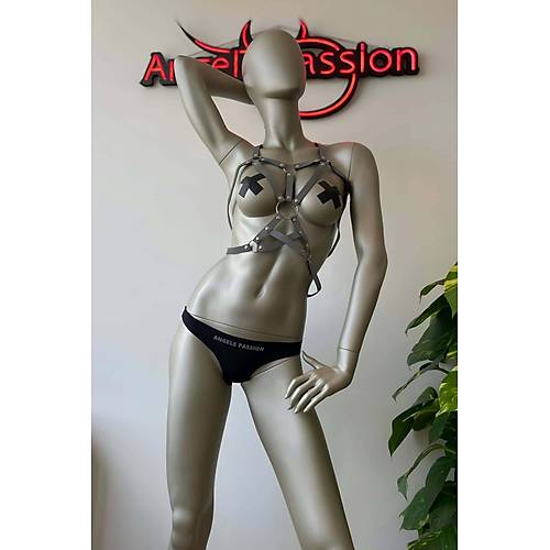 Dans Kostmleri Beyaz Reflektrl Seksi Gs Harness - APFT107