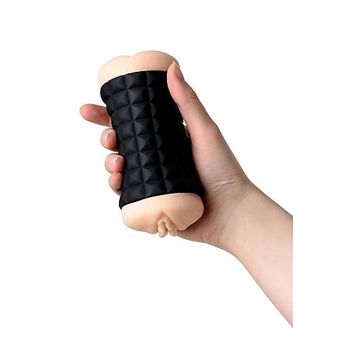 �ift Tarafl� Masturbator , TPR, Ten, 14,5 cm